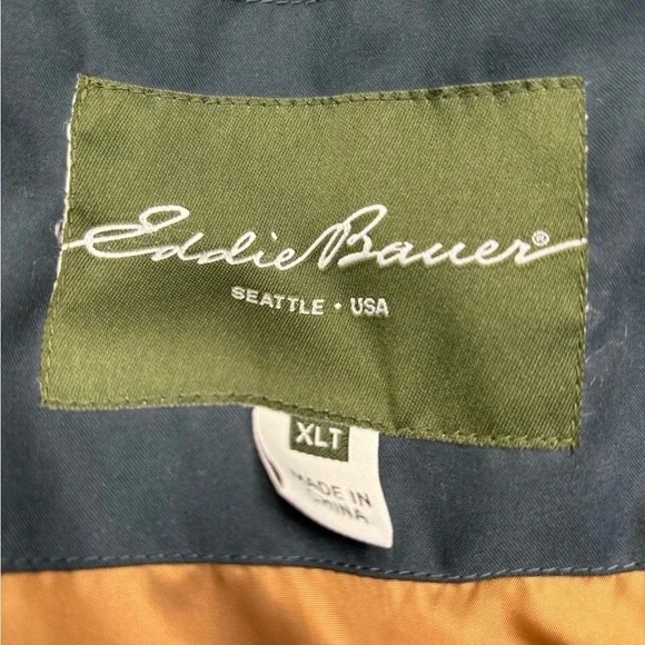 Eddie Bauer Vest Mens XLT Puffer Goose Down EB650 Fill Power Outerwear Hiking - Picture 6 of 7